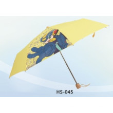 Advertising Manual Open 3 Fold Umbrella (HS-045)